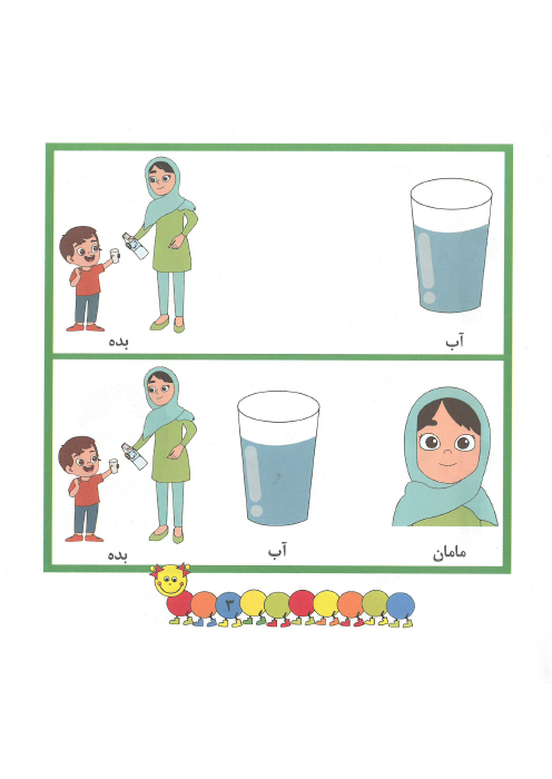 جمله های ساده کودکان ( دو و سه کلمه ای)