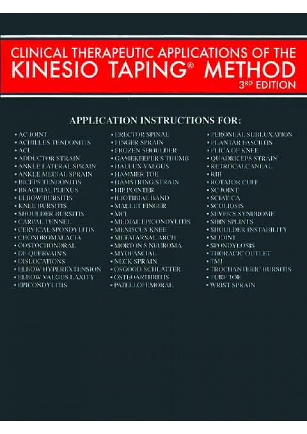 Clinical Therapeutic Applications Of The Kinesio Taping Method